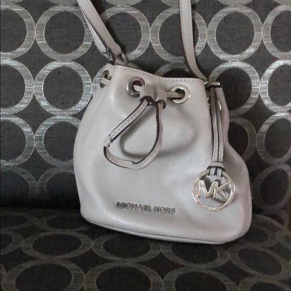 Michael Kors Handbags - Michael Kors Gray Mini Bucket bag